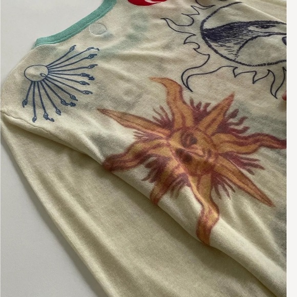 Autumn Cashmere Multicolor Graphic Crew Neck Sweater - Picture 4 of 12